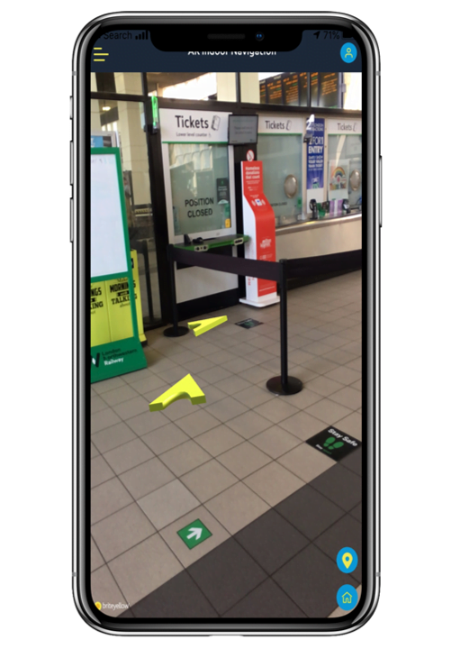 Briteyellow AR Wayfinding